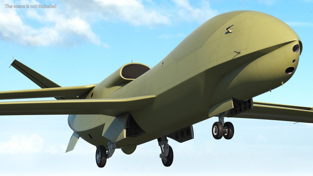 High Altitude Long Endurance Patrol UAV 3D model