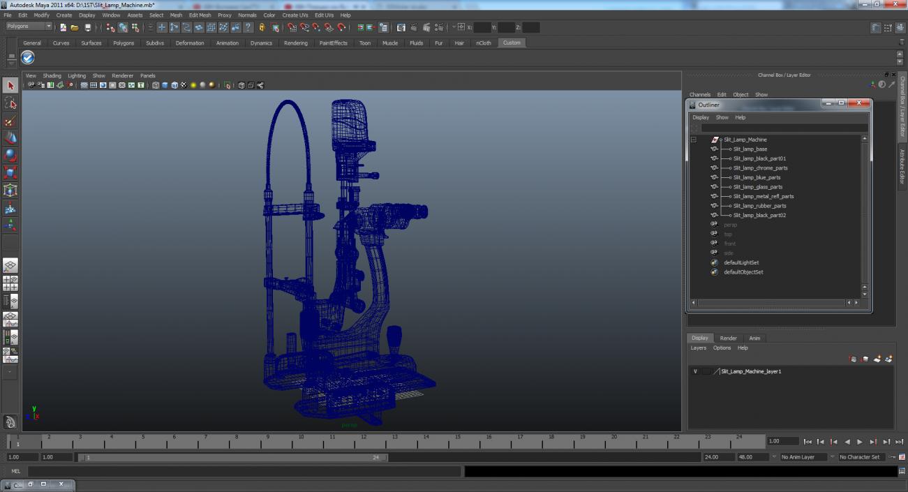 Slit Lamp Machine 3D