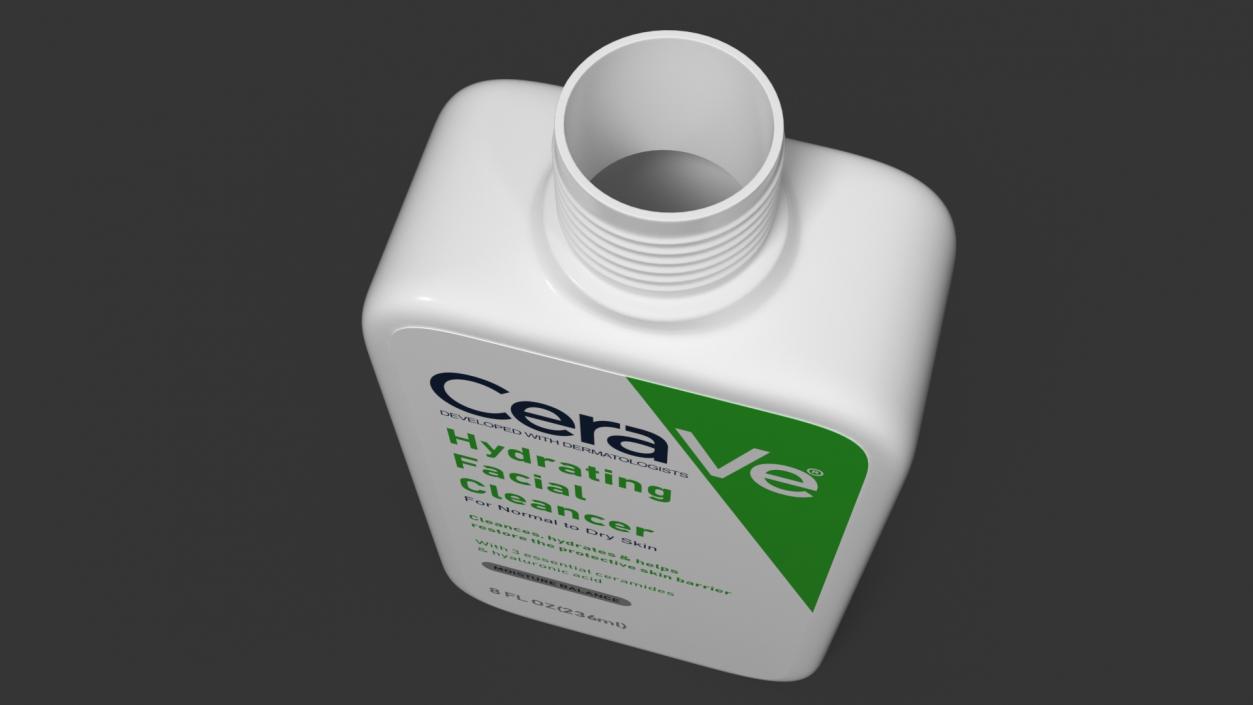 3D model CeraVe Cleanser Dispenser Bottle 236 ml Green