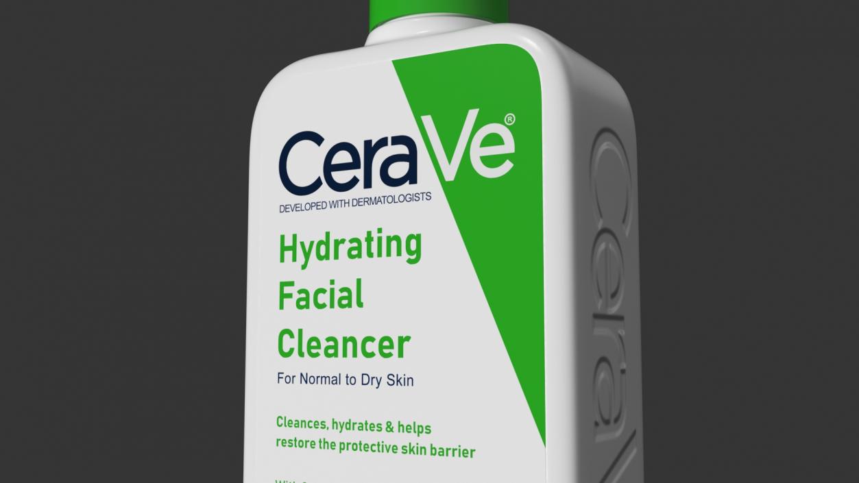 3D model CeraVe Cleanser Dispenser Bottle 236 ml Green