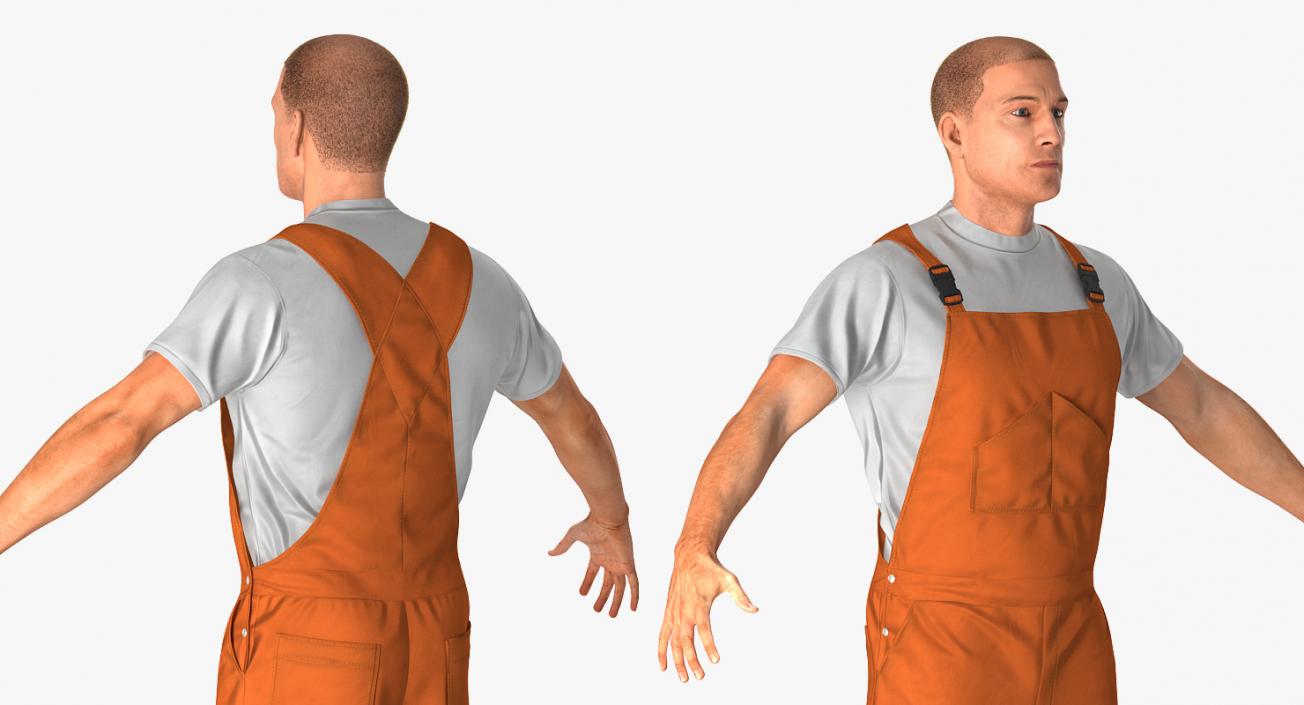 3D model Rigged Construction Engineer and Worker Collection