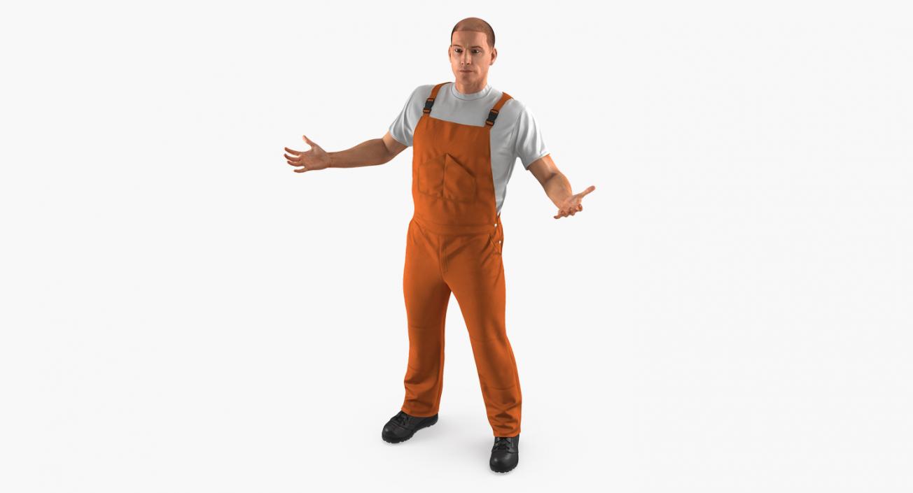 3D model Rigged Construction Engineer and Worker Collection