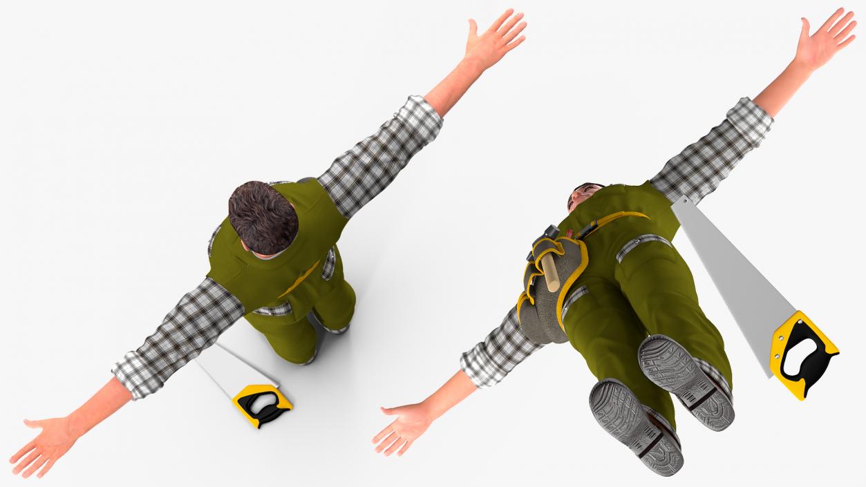 3D Carpenter T-Pose