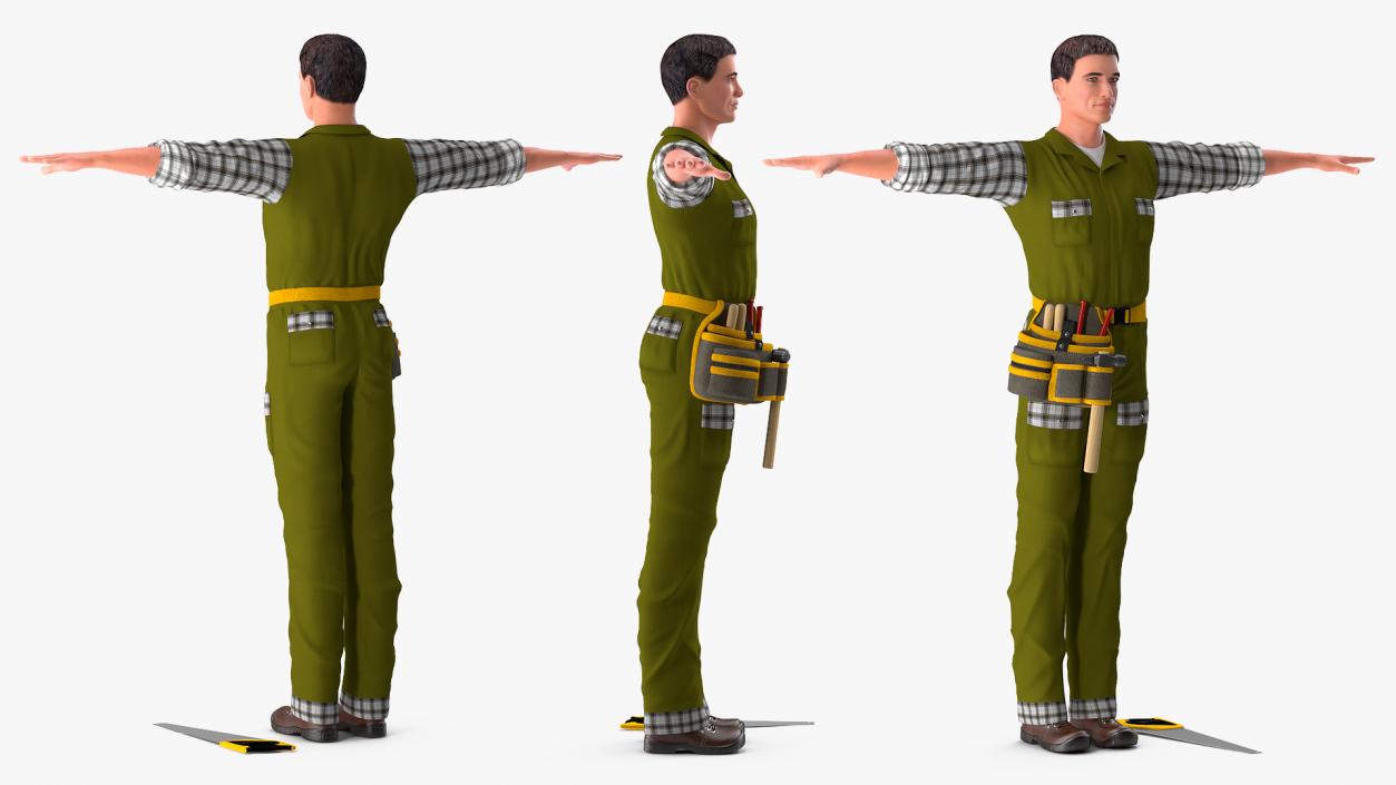 3D Carpenter T-Pose