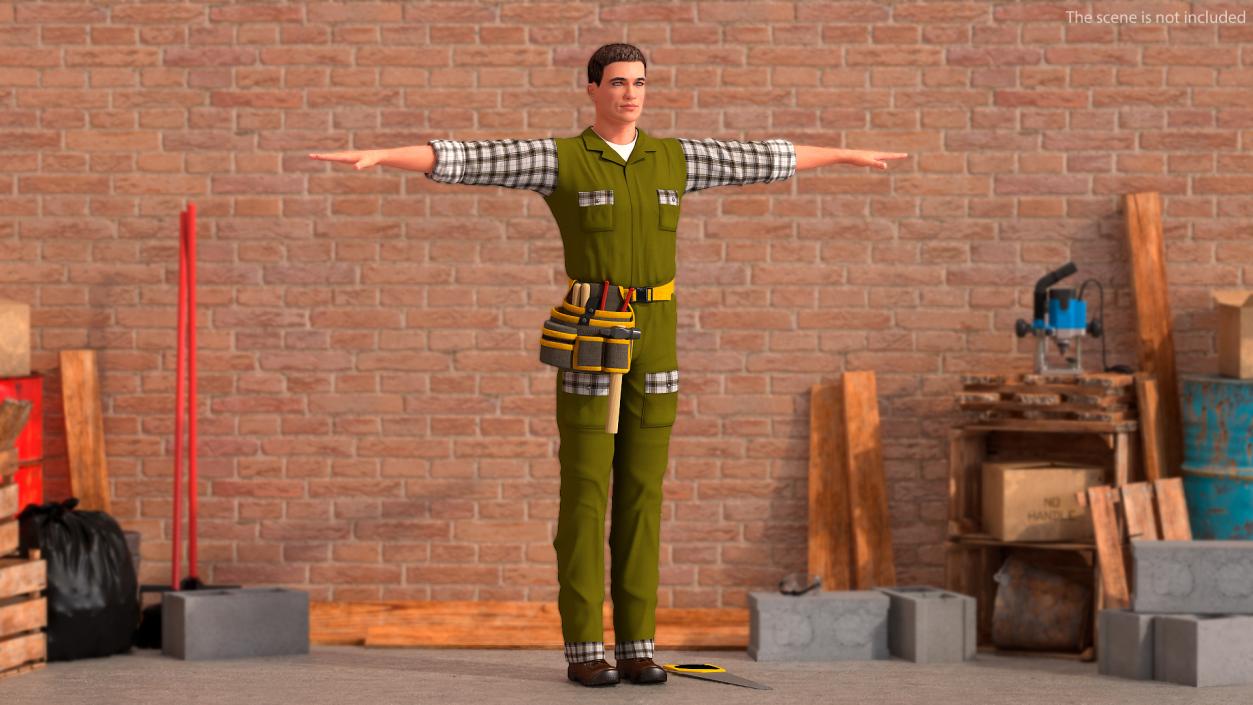 3D Carpenter T-Pose