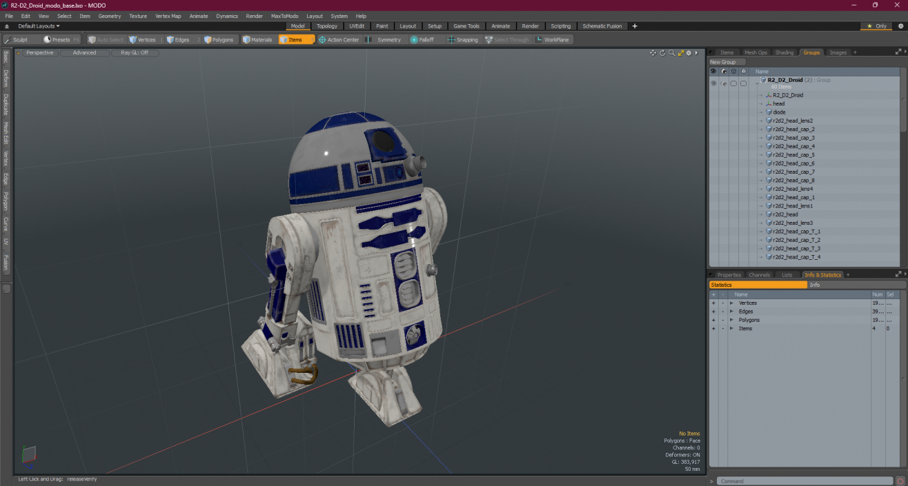 3D R2-D2 Droid