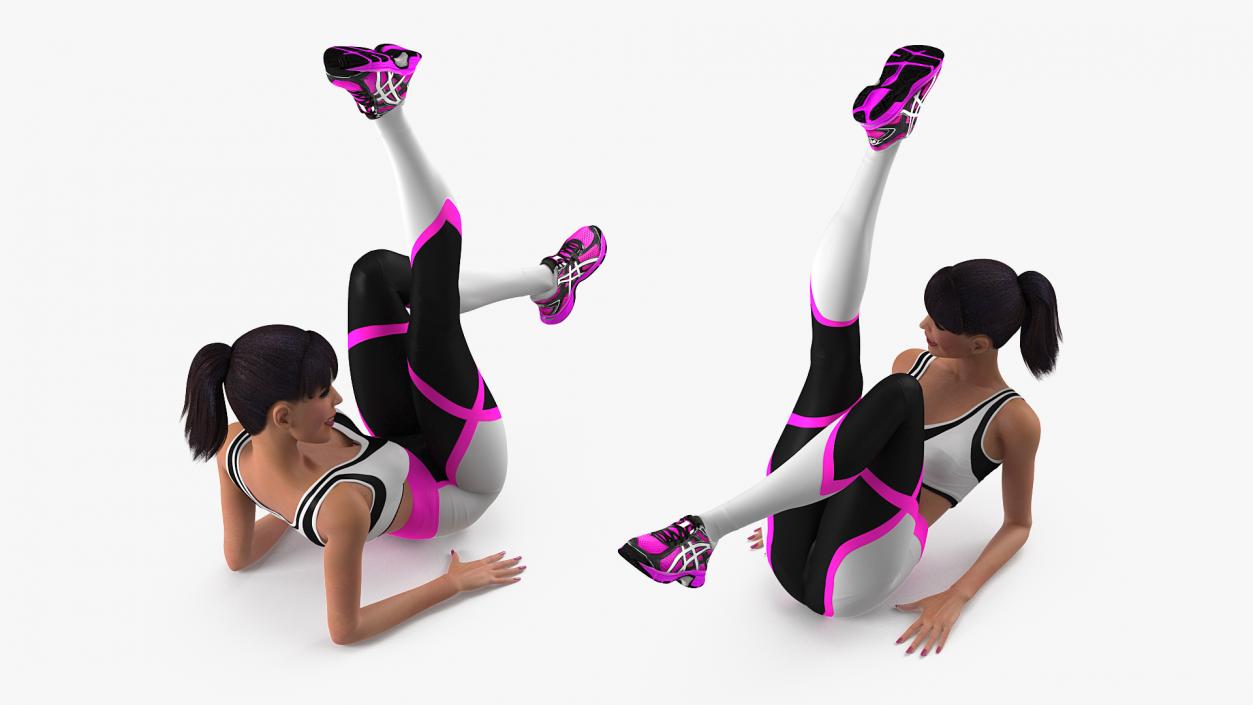 Woman in Sportswear 3D model