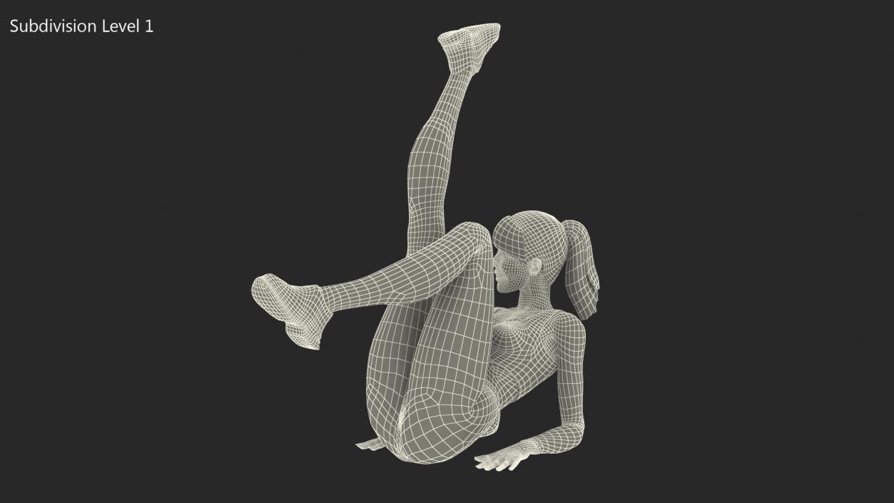 Woman in Sportswear 3D model