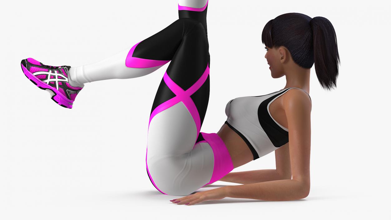 Woman in Sportswear 3D model