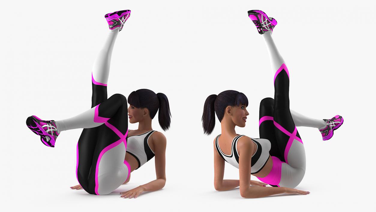 Woman in Sportswear 3D model