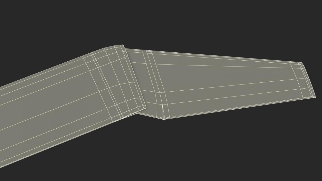 Helicopter Morphing Rotor Blades Rigged 3D model