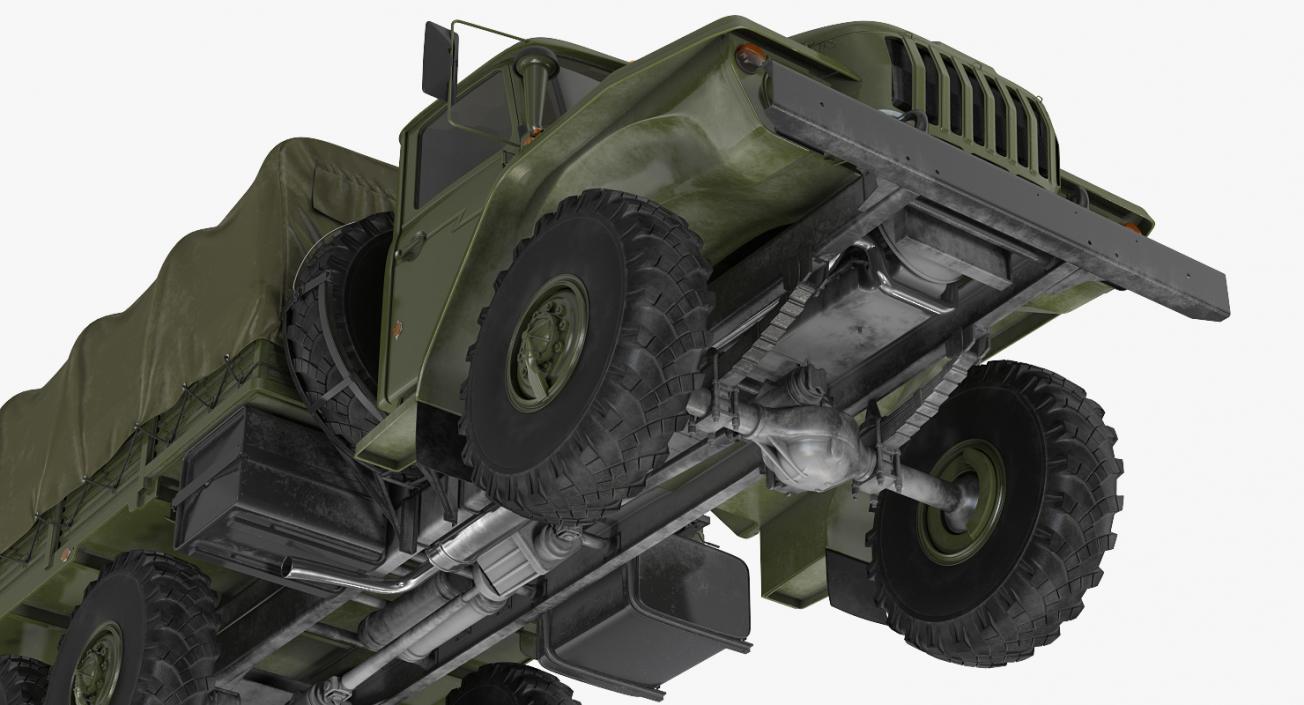 3D URAL 4320 Truck Off Road 6x6 Vehicle