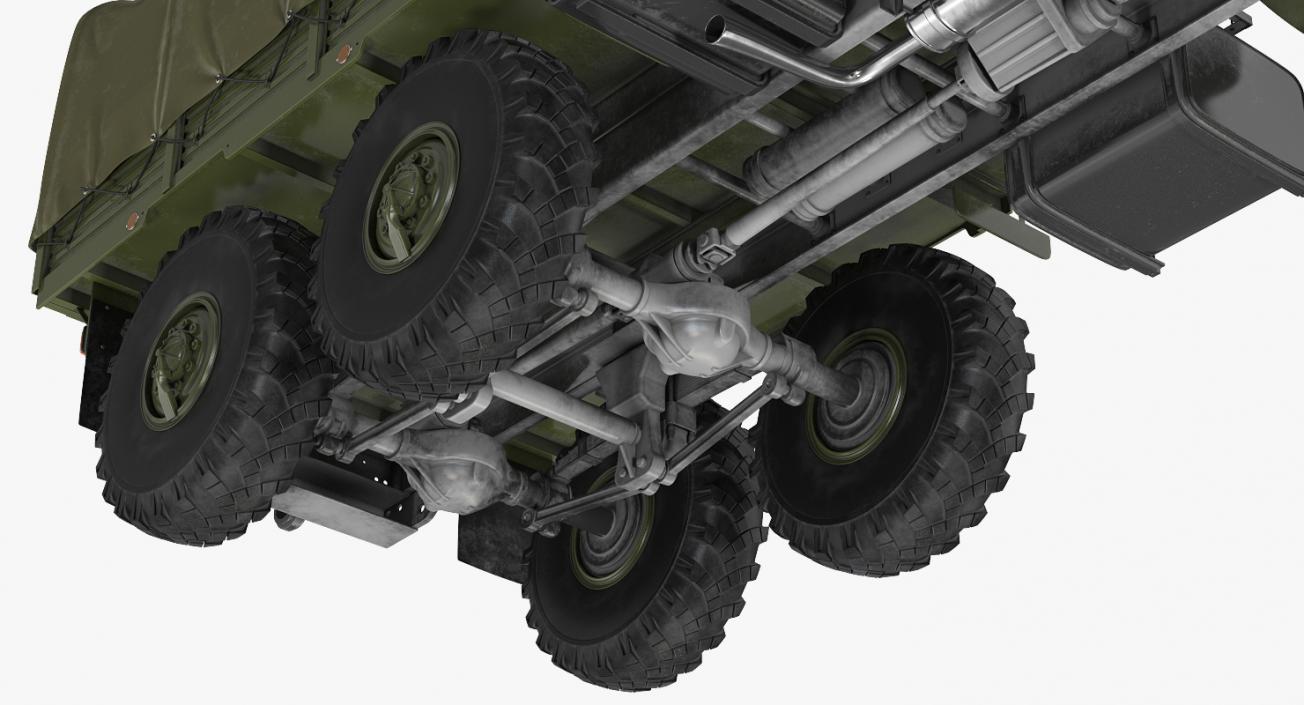 3D URAL 4320 Truck Off Road 6x6 Vehicle