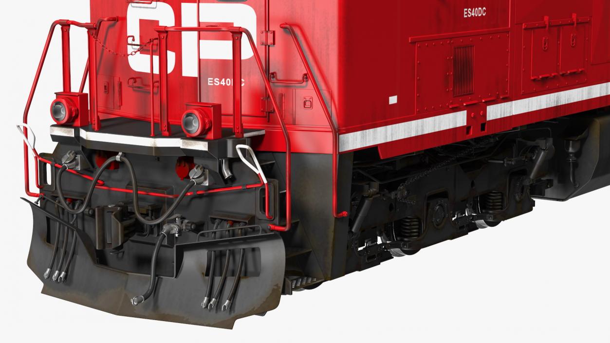 Locomotive with Wagons 3D