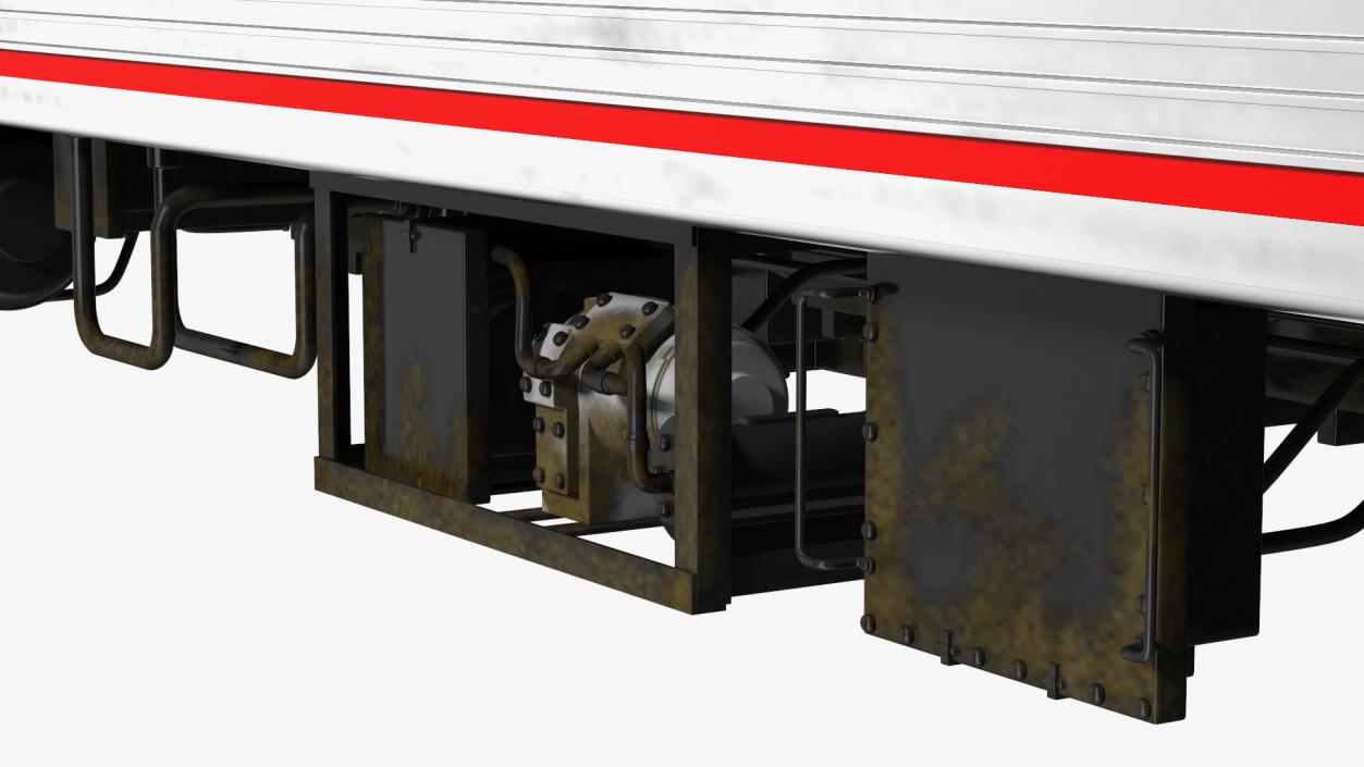 Locomotive with Wagons 3D