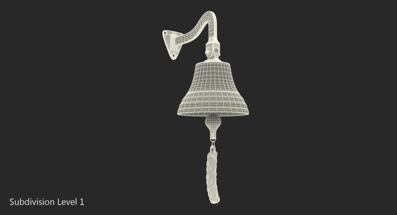 Titanic Bronze Bell 3D model