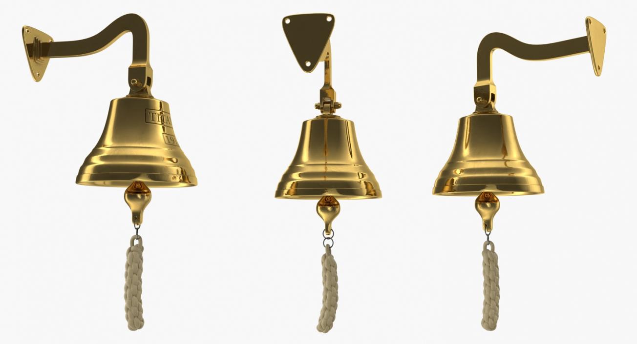 Titanic Bronze Bell 3D model