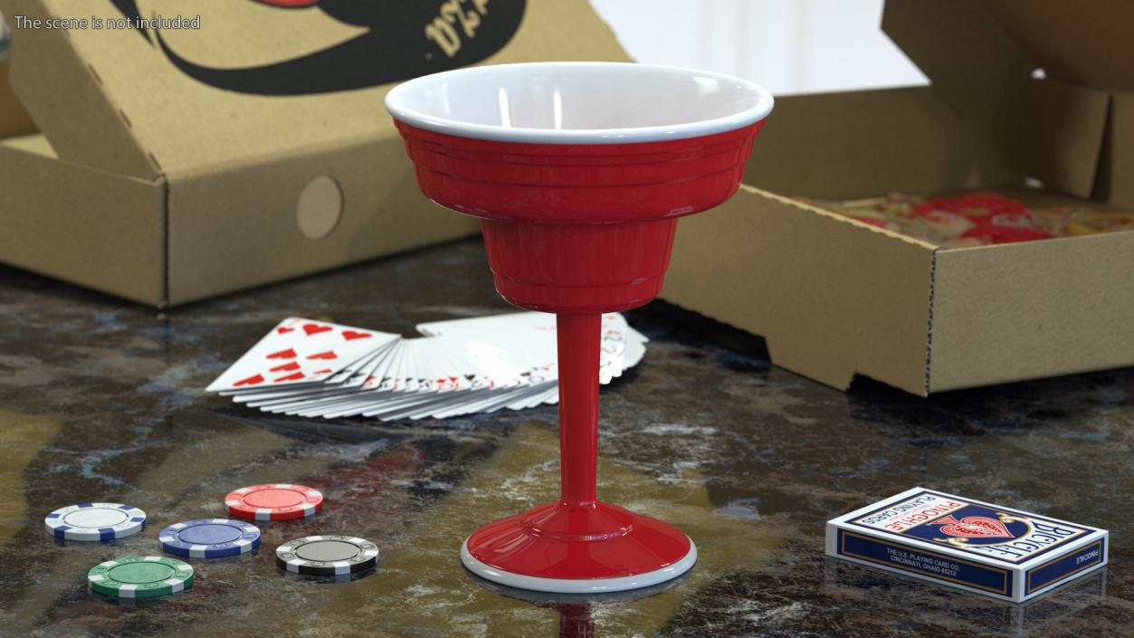 3D model Reusable Plastic Margarita Cup