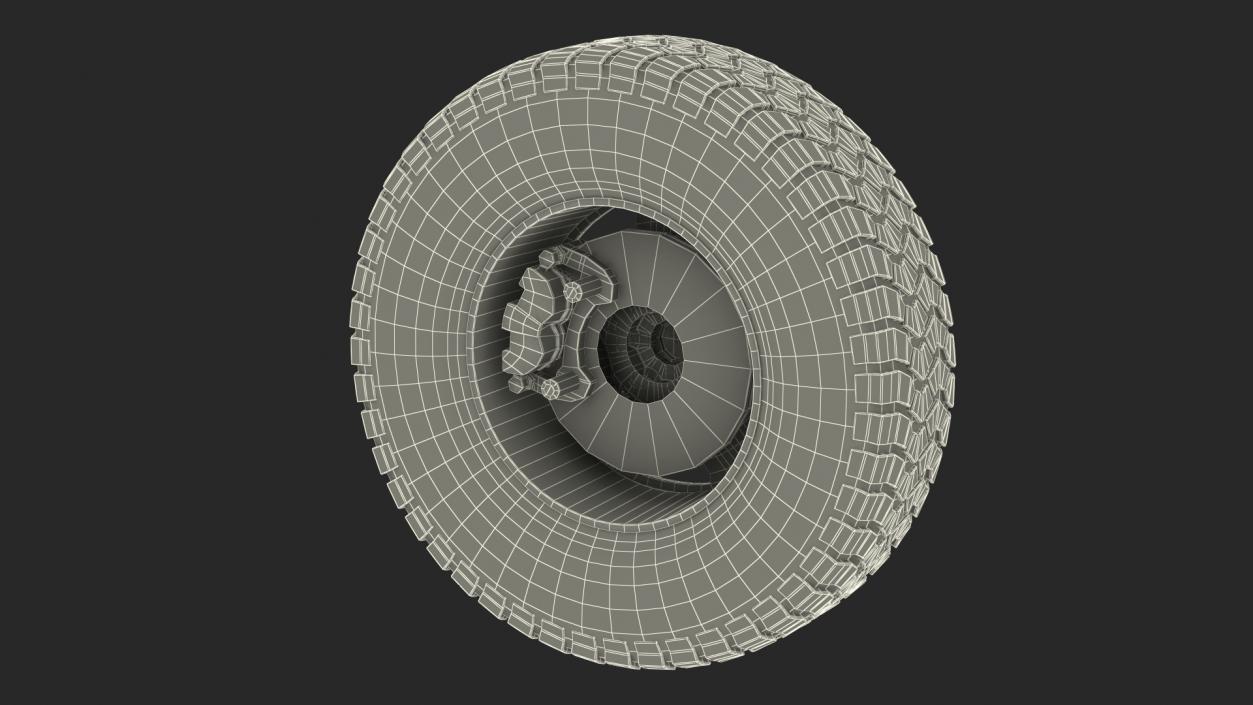 Hankook Dynapro MT Wheel 3D model