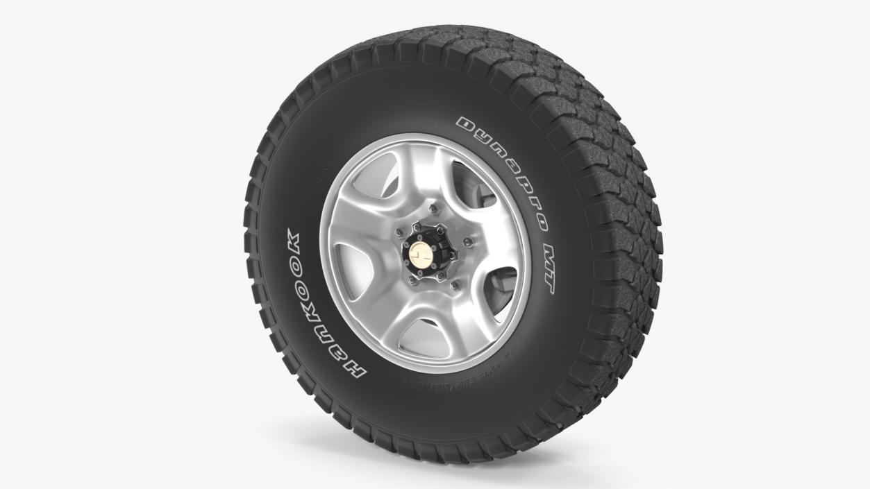 Hankook Dynapro MT Wheel 3D model