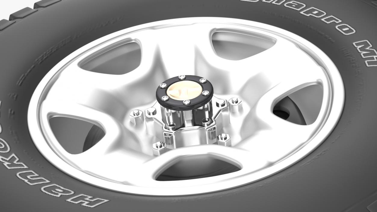 Hankook Dynapro MT Wheel 3D model