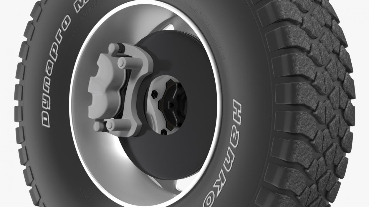 Hankook Dynapro MT Wheel 3D model