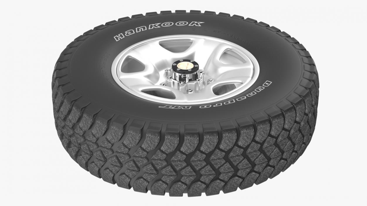 Hankook Dynapro MT Wheel 3D model