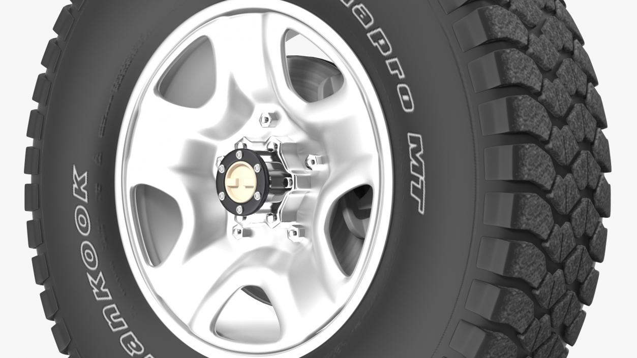 Hankook Dynapro MT Wheel 3D model