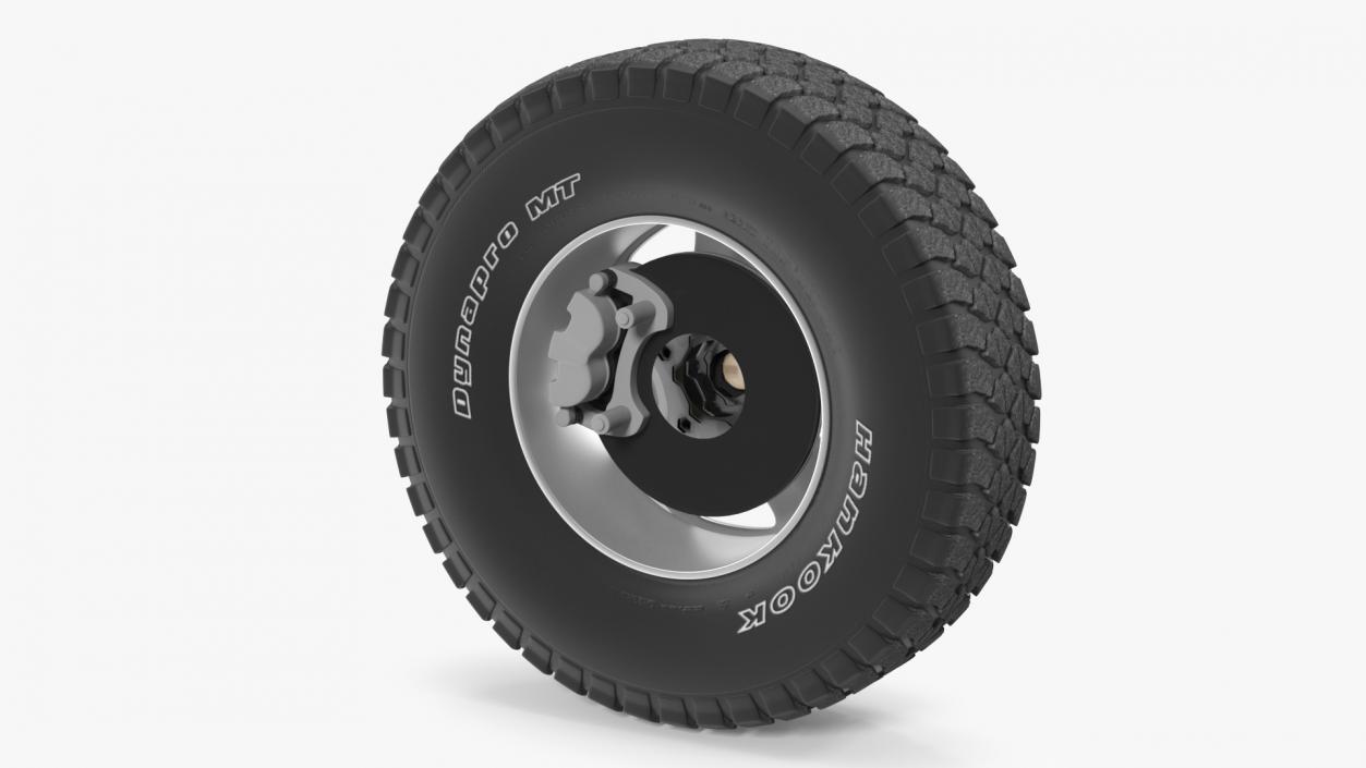 Hankook Dynapro MT Wheel 3D model