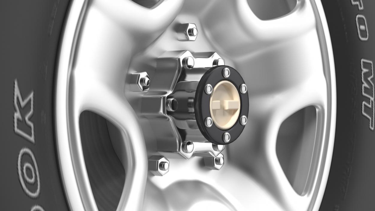 Hankook Dynapro MT Wheel 3D model