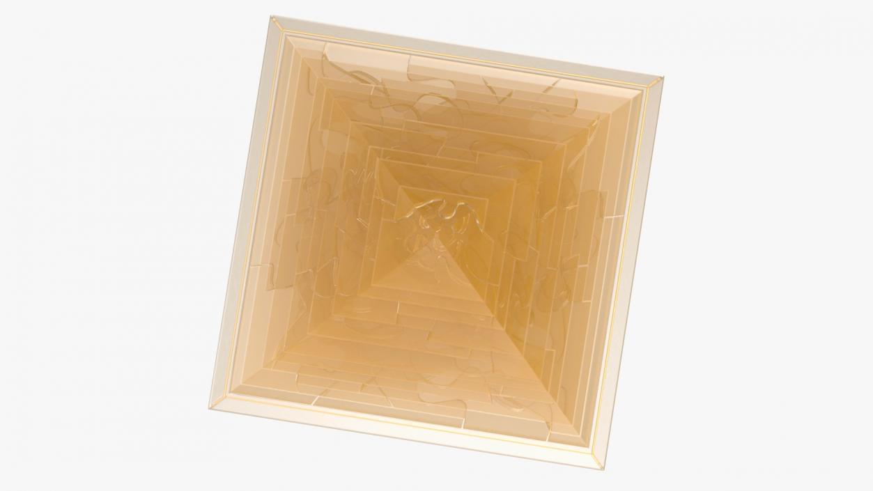 3D Pyramid Puzzle Yellow