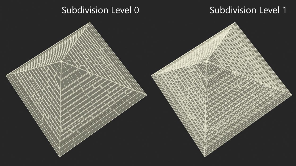 3D Pyramid Puzzle Yellow