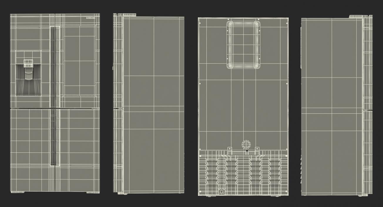 Refrigerators Collection 3D model