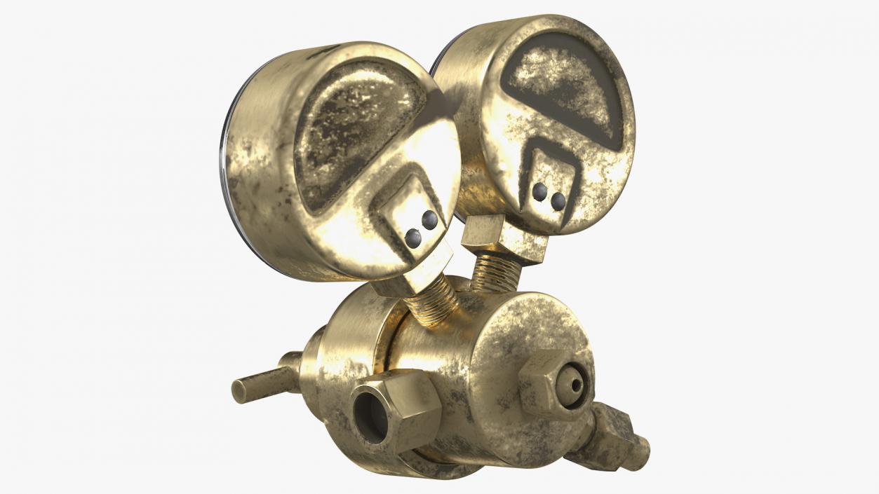 3D Dual Gauge Acetylene Regulator for Welding Old