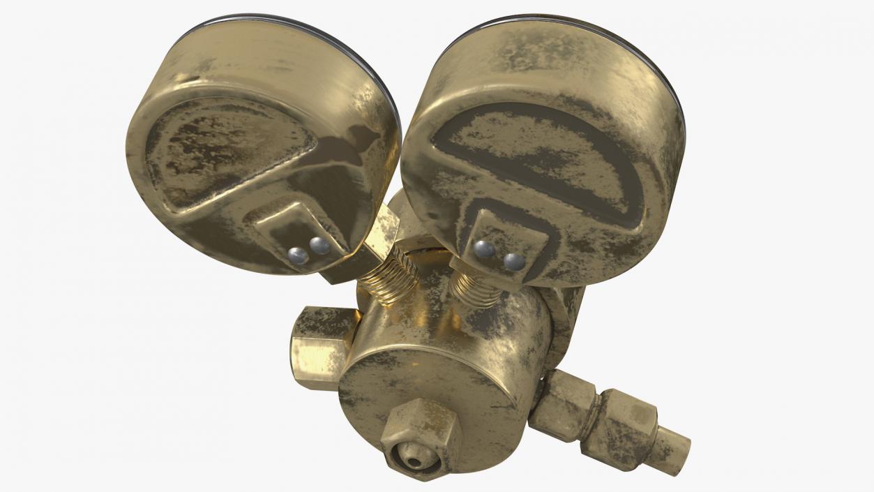 3D Dual Gauge Acetylene Regulator for Welding Old