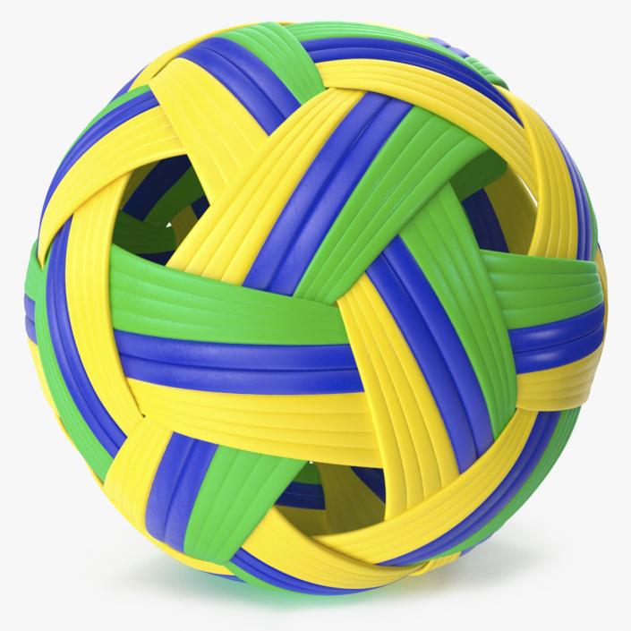 Sepak Takraw Thai Rattan Sport Kickball 3D model