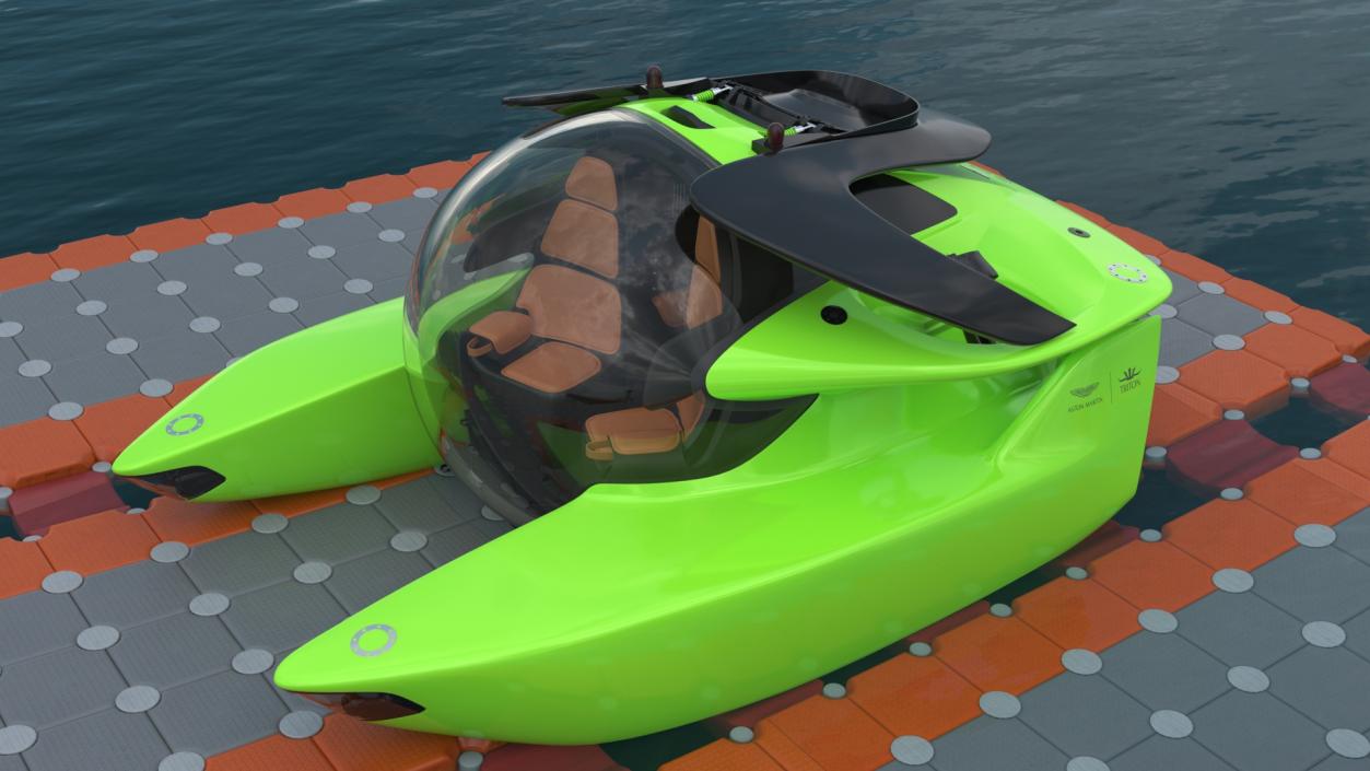 Aston Martin Submarine Modular Pontoon Floating 3D