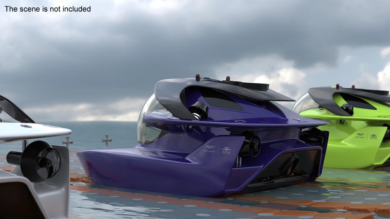 Aston Martin Submarine Modular Pontoon Floating 3D