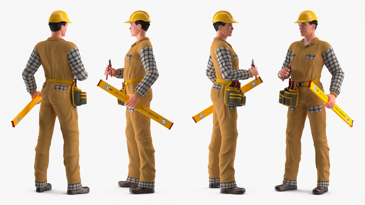 3D model Builder Standing Position