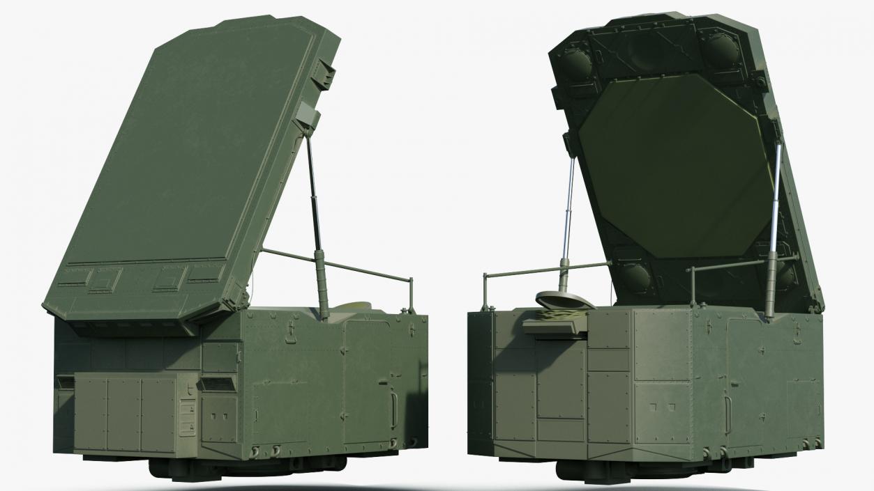 3D model S300 Flap Lid B Missile Guidance Radar Rigged