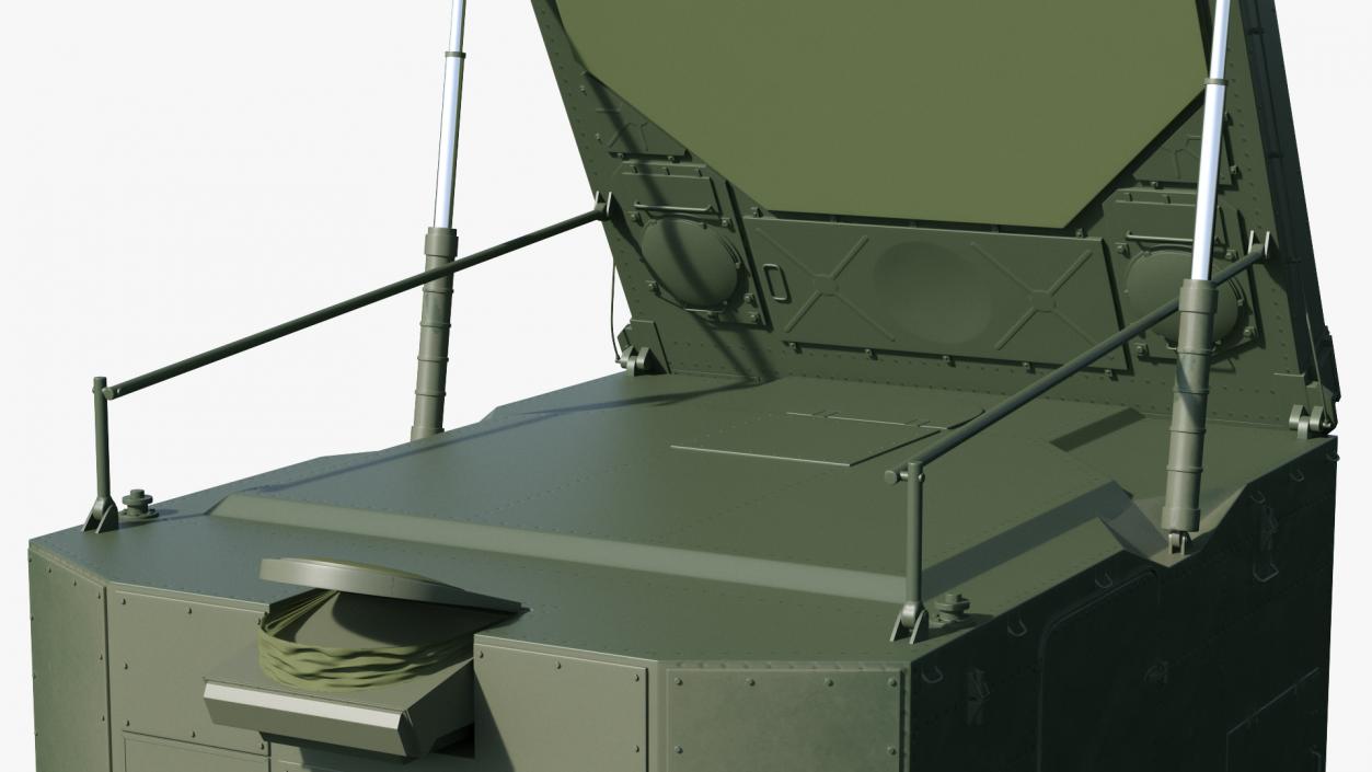 3D model S300 Flap Lid B Missile Guidance Radar Rigged