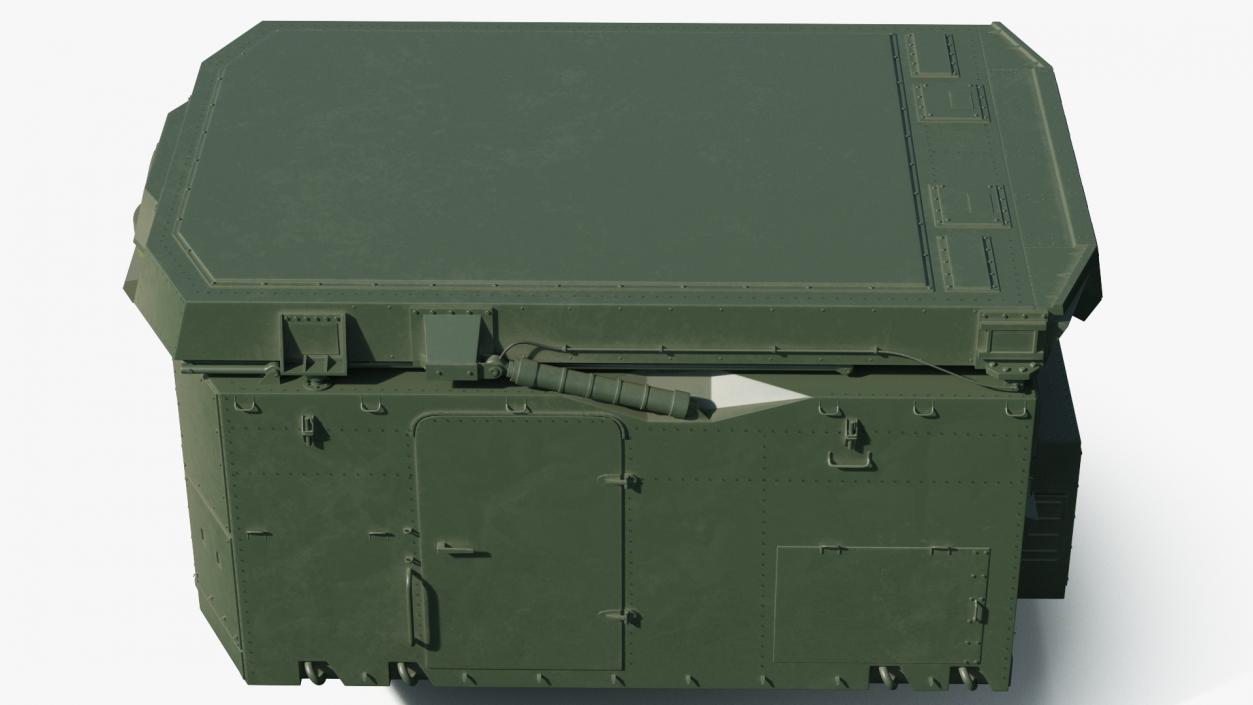 3D model S300 Flap Lid B Missile Guidance Radar Rigged