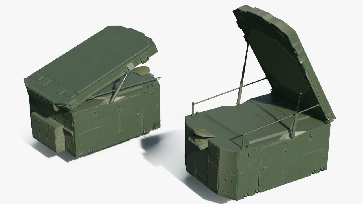 3D model S300 Flap Lid B Missile Guidance Radar Rigged