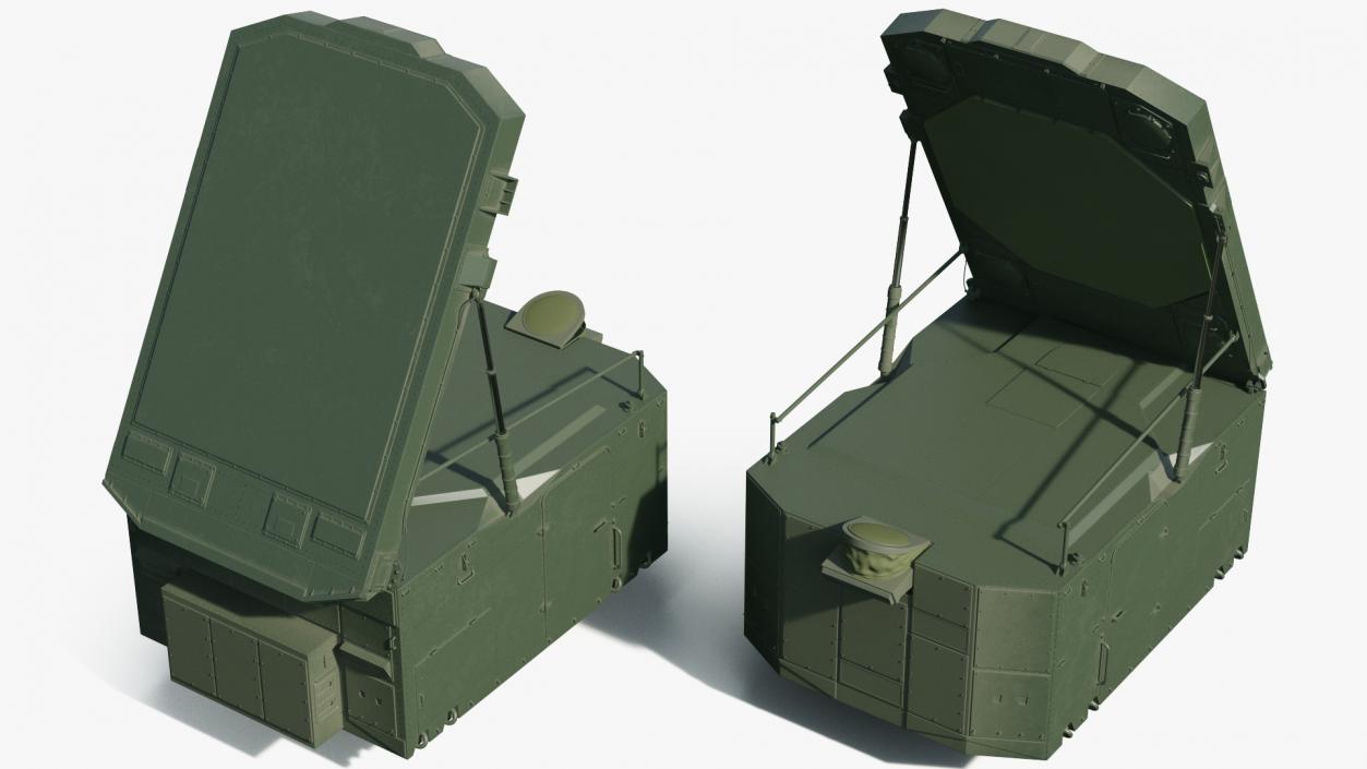 3D model S300 Flap Lid B Missile Guidance Radar Rigged