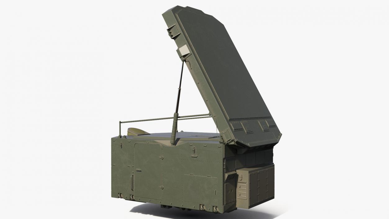 3D model S300 Flap Lid B Missile Guidance Radar Rigged