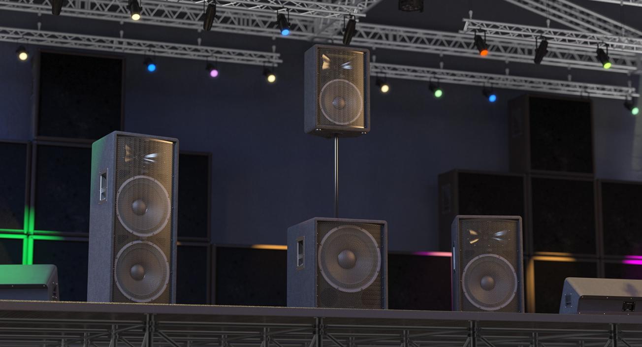 Concert Speakers Collection 3D