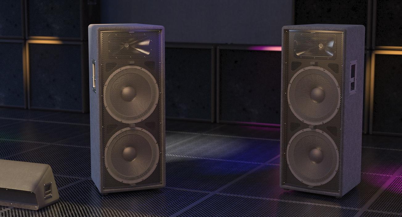 Concert Speakers Collection 3D