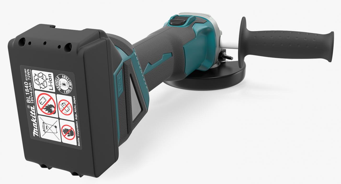 3D model Makita Angle Grinder