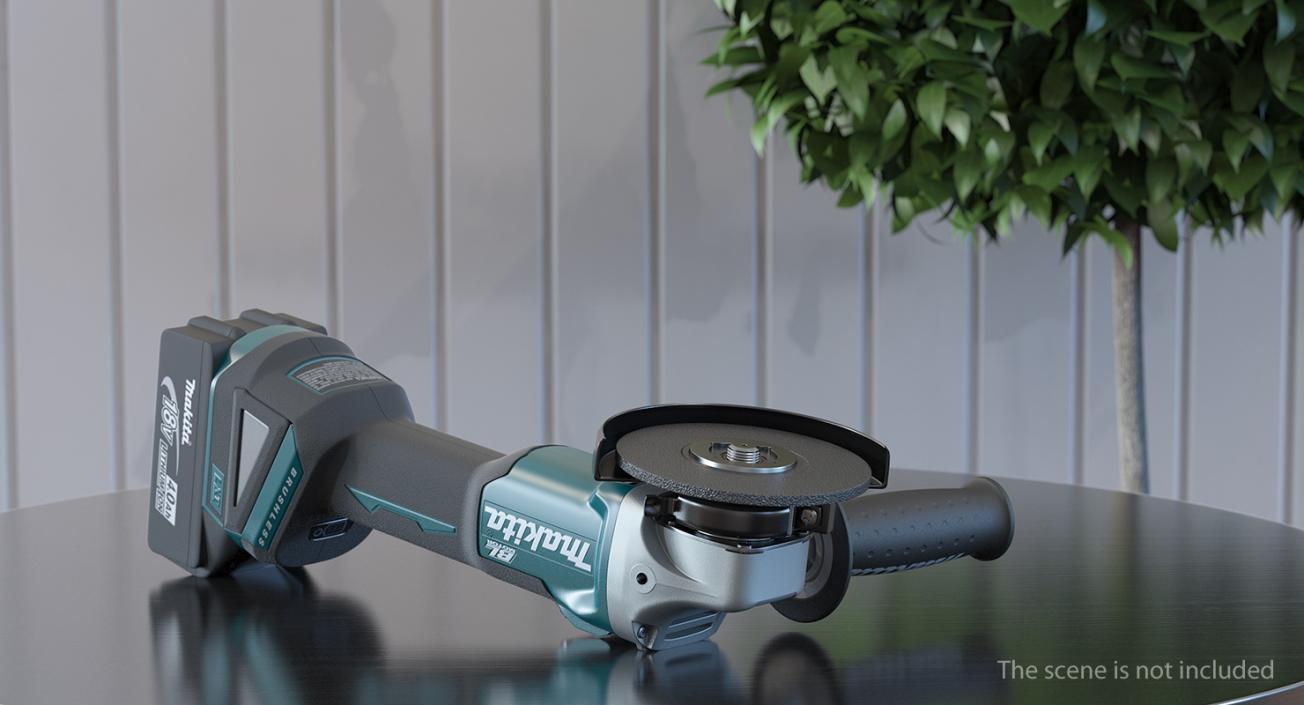 3D model Makita Angle Grinder