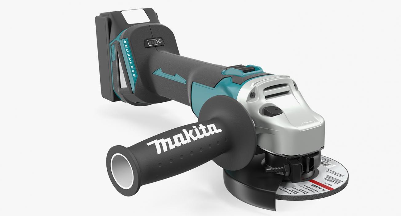 3D model Makita Angle Grinder